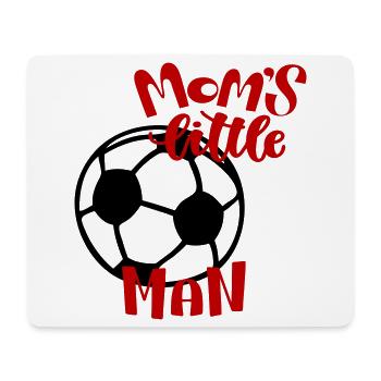 Le petit homme de football de maman - Tapis de souris (format paysage) - blanc - Devant