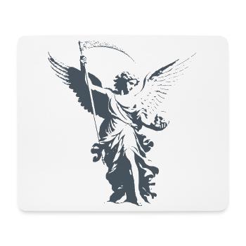 Geflügelter Engel - Mousepad (Querformat) - Weiß - Vorne