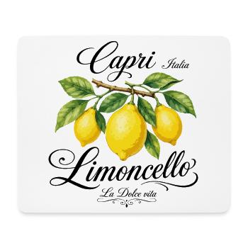 Capri Limoncello Vintage Citron - Tapis de souris (format paysage) - blanc - Devant