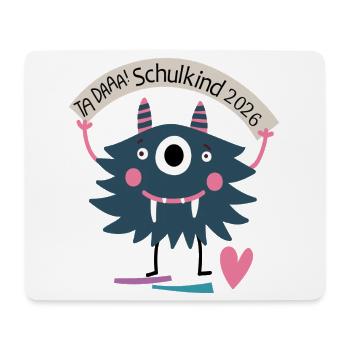 Schulanfang 2026 - Mousepad (Querformat) - Weiß - Vorne