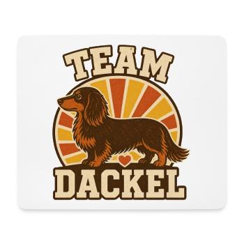Team Dachshund – Funny Dog Love Saying - Mouse Pad (horizontal) - white - Front