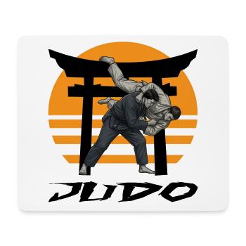 Judo - Mousepad (Querformat) - Weiß - Vorne