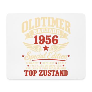 70. Geburtstag Mann Frau 70 Jahre Deko 1956 - Mousepad (Querformat) - Weiß - Vorne
