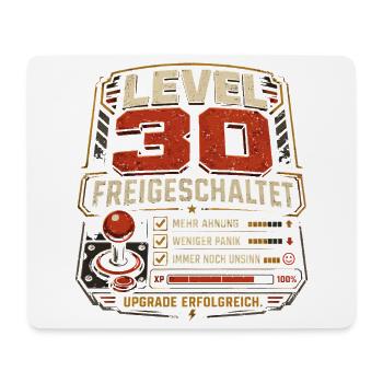 30 Geburtstag Level 30 Gaming Geschenk Humor - Mousepad (Querformat) - Weiß - Vorne
