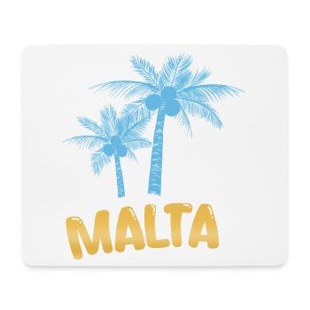Geschenk für Malta - Mousepad (Querformat) - Weiß - Vorne