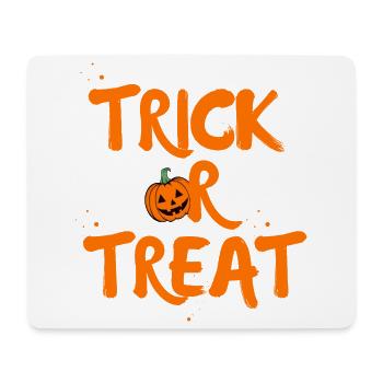 Süßes-oder-Saures-Retro-Halloween-Kürbis – - Mousepad (Querformat) - Weiß - Vorne
