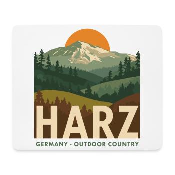 Harz Germany Outdoor Country - Mousepad (Querformat) - Weiß - Vorne