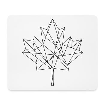Maple leaf - Mouse Pad (horizontal) - white - Front
