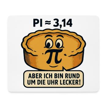 Pi-Day-Mathe-Kuchen - Mousepad (Querformat) - Weiß - Vorne