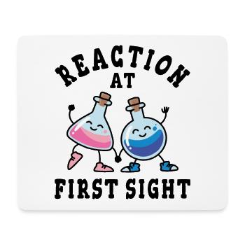 Chemical reaction at first sight - Mouse Pad (horizontal) - white - Front