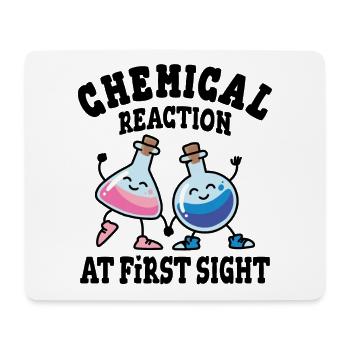 Chemical reaction at first sight - Mouse Pad (horizontal) - white - Front