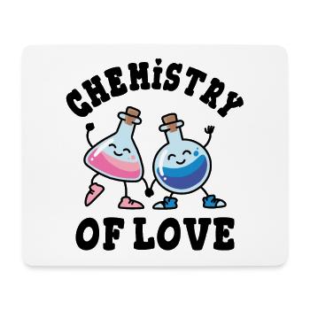 Chemistry of Love, Chemical flasks in Love - Mouse Pad (horizontal) - white - Front