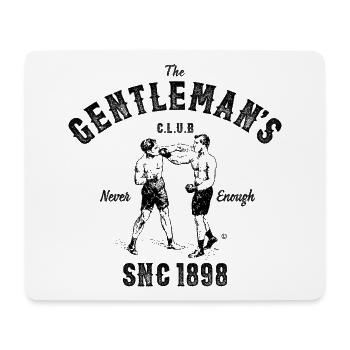 THE GENTLEMANS CLUB, NEVER ENOUGH - Mousepad (Querformat) - Weiß - Vorne