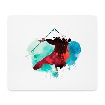 Handball Handball Player Handball Player Splash Bunt - Mouse Pad (horizontal) - white - Front