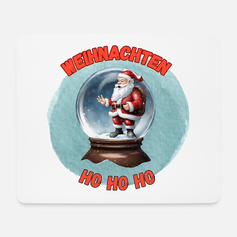 Schneekugel.... - Mousepad (Querformat) - Weiß