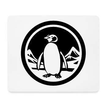 Pingouin - Tapis de souris (format paysage) - blanc - Devant