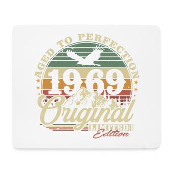 Original 1969 Vintage Vintage cadeau d’anniversaire - Tapis de souris (format paysage) - blanc - Devant