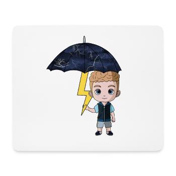 Arashi (Sturm) - Mousepad (Querformat) - Weiß - Vorne