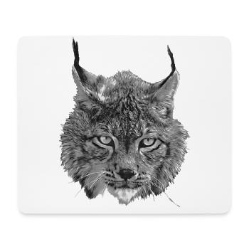 CHARLIE Kopf SW - Mousepad (Querformat) - Weiß - Vorne