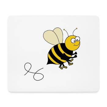 bee - Mouse Pad (horizontal) - white - Front