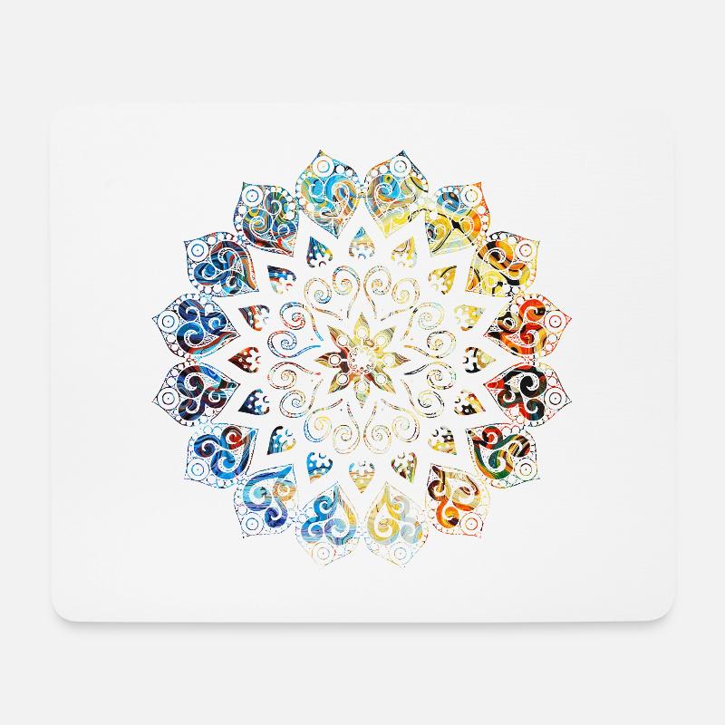 Mandala - Mouse Pad (horizontal) - white