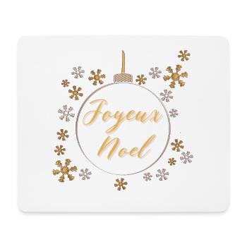 Christmas Ball "Merry Christmas" - Mouse Pad (horizontal) - white - Front