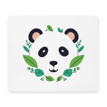 Panda Frieden - Mousepad (Querformat) - Weiß - Vorne