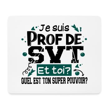Prof Professeur SVT Sciences Vie Terre Métier - Tapis de souris (format paysage) - blanc - Devant