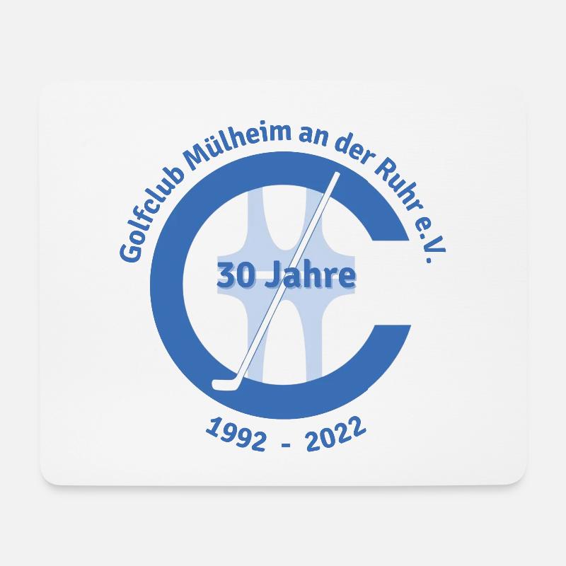 Golf Mülheim an der Ruhr - Mousepad (Querformat) - Weiß