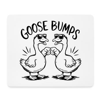 Gänsehaut Niedliches lustig für Vogelliebhaber - Mousepad (Querformat) - Weiß - Vorne