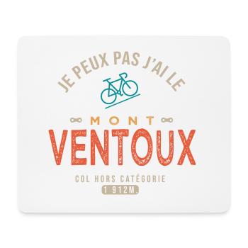 je peux pas j ai mont ventoux cadeau vélo cycliste - Tapis de souris (format paysage) - blanc - Devant