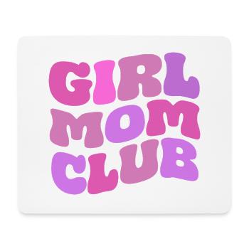 Girl Mom Club - Mousepad (Querformat) - Weiß - Vorne