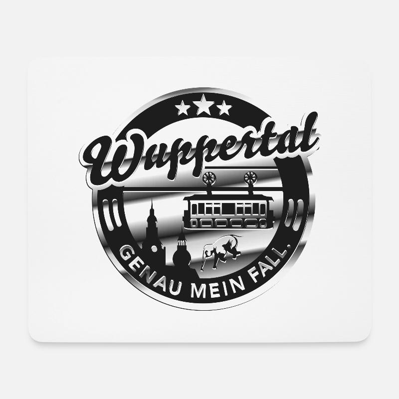 Wuppertal - genau mein Fall! - Mousepad (Querformat) - Weiß