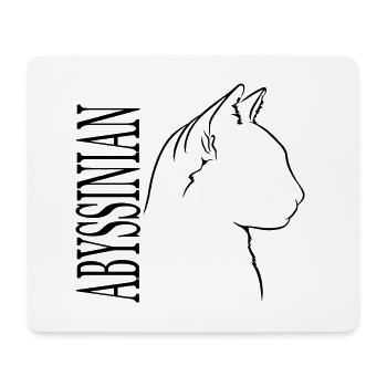 Profil Abyssin Chats Chat Wilsigns - Tapis de souris (format paysage) - blanc - Devant