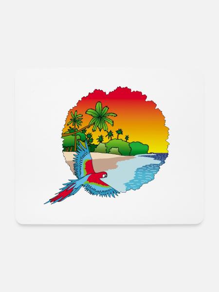 Rückkehr ins Paradies - Mousepad (Querformat) - Weiß