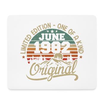 1982 June 1982 original - June 1982 Anniversary - Mouse Pad (horizontal) - white - Front