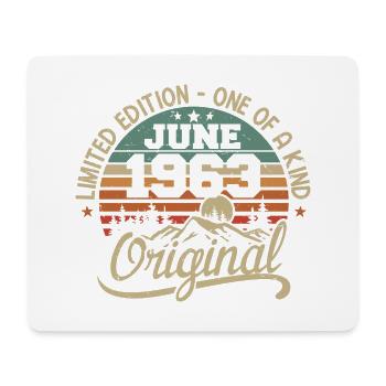 1963 June 1963 original - June 1963 Anniversary - Mouse Pad (horizontal) - white - Front