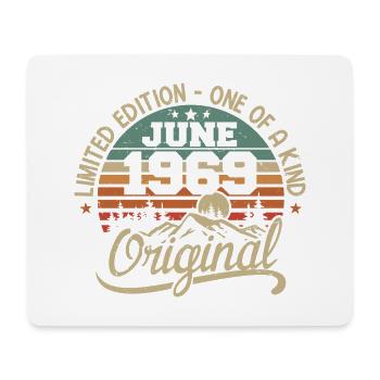 1969 June 1969 Original - June 1969 Anniversary - Mouse Pad (horizontal) - white - Front