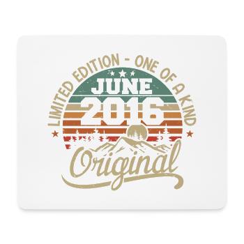2016 June 2016 Original - June 2016 Anniversary - Mouse Pad (horizontal) - white - Front