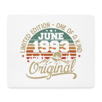 1993 June 1993 Original - June 1993 Anniversary - Mouse Pad (horizontal) - white - Front