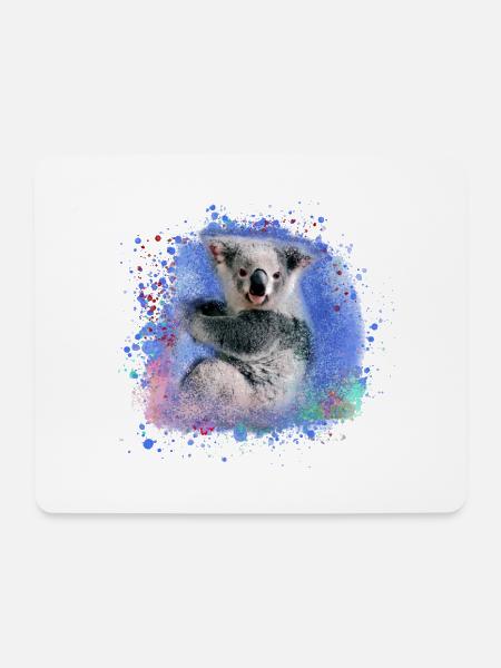 koala ,blau,graffiti,malerei,koala bär - Mousepad (Querformat) - Weiß
