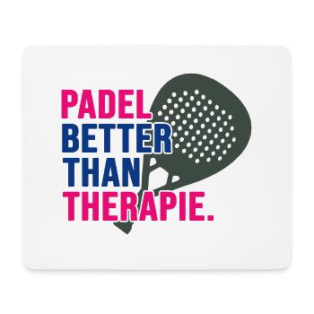 Padel PADELTENNIS Padelspieler Padel-therapie - Mousepad (Querformat) - Weiß - Vorne