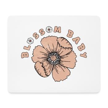 Pretty Blossom - Süßes Frühlingsblumen-Design - Mousepad (Querformat) - Weiß - Vorne