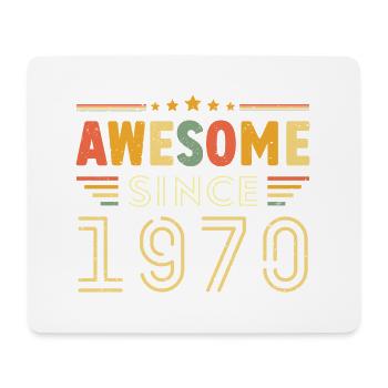 Vintage Legend 1970 Gift from 1970 - Born in 1970 - Mouse Pad (horizontal) - white - Front