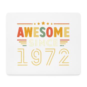 Vintage Legend 1972 Gift from 1972 - Born in 1972 - Mouse Pad (horizontal) - white - Front