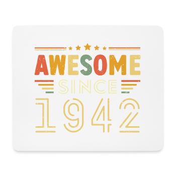 Vintage Legend 1942 Gift from 1942 - Born in 1942 - Mouse Pad (horizontal) - white - Front