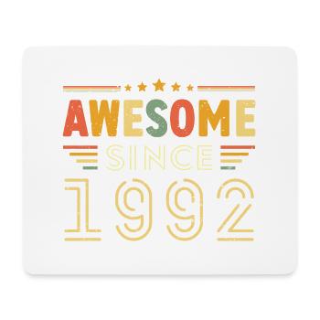 Vintage Legend 1992 Geschenk von 1992 - Jahrgang 1992 - Mousepad (Querformat) - Weiß - Vorne