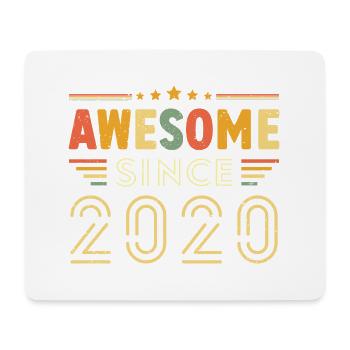 Millésime Légende 2020 Cadeau de 2020 - Né en 2020 - Tapis de souris (format paysage) - blanc - Devant