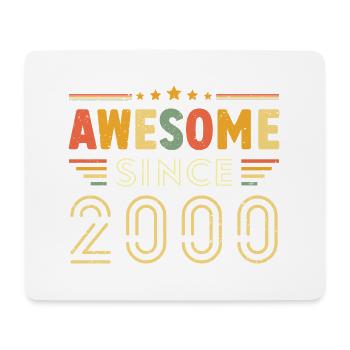 Millésime Légende 2000 Cadeau de 2000 - Né en 2000 - Tapis de souris (format paysage) - blanc - Devant