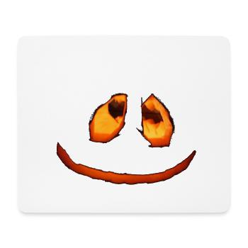 Pumpkin Face Halloween - Mouse Pad (horizontal) - white - Front
